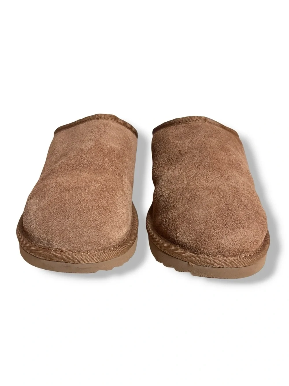 UGG Tan Suede Classic Slides Size 6K